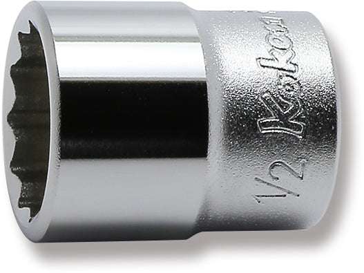 Ko-ken 2405A-1/4 1/4 Sq. Dr. Socket  1/4 12 point Length 22mm