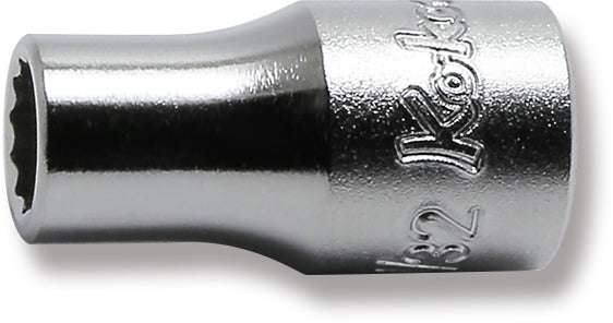 Ko-ken 2405A-9/16 1/4 Sq. Dr. Socket  9/16 12 point Length 24mm