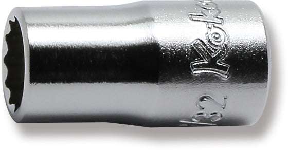 Ko-ken 2405M-10 1/4 Sq. Dr. Socket  10mm 12 point Length 22mm