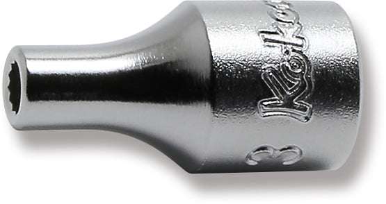 Ko-ken 2405M-3.5 1/4 Sq. Dr. Socket  3.5mm 12 point Length 22mm