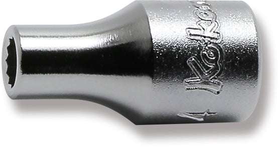 Ko-ken 2405M-4.5 1/4 Sq. Dr. Socket  4.5mm 12 point Length 22mm Main image