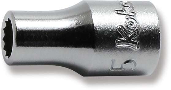 Ko-ken 2405M-5.5 1/4 Sq. Dr. Socket  5.5mm 12 point Length 22mm