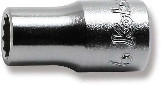 Ko-ken 2405M-7 1/4 Sq. Dr. Socket  7mm 12 point Length 22mm