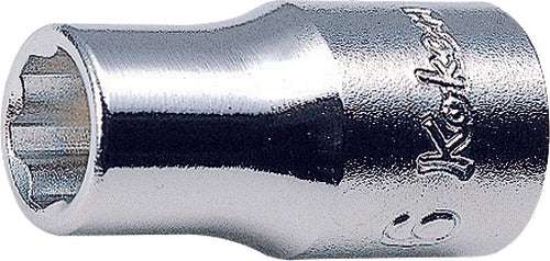 Ko-ken 2410M-11 1/4 Sq. Dr. Socket  11mm Surface Length 22mm