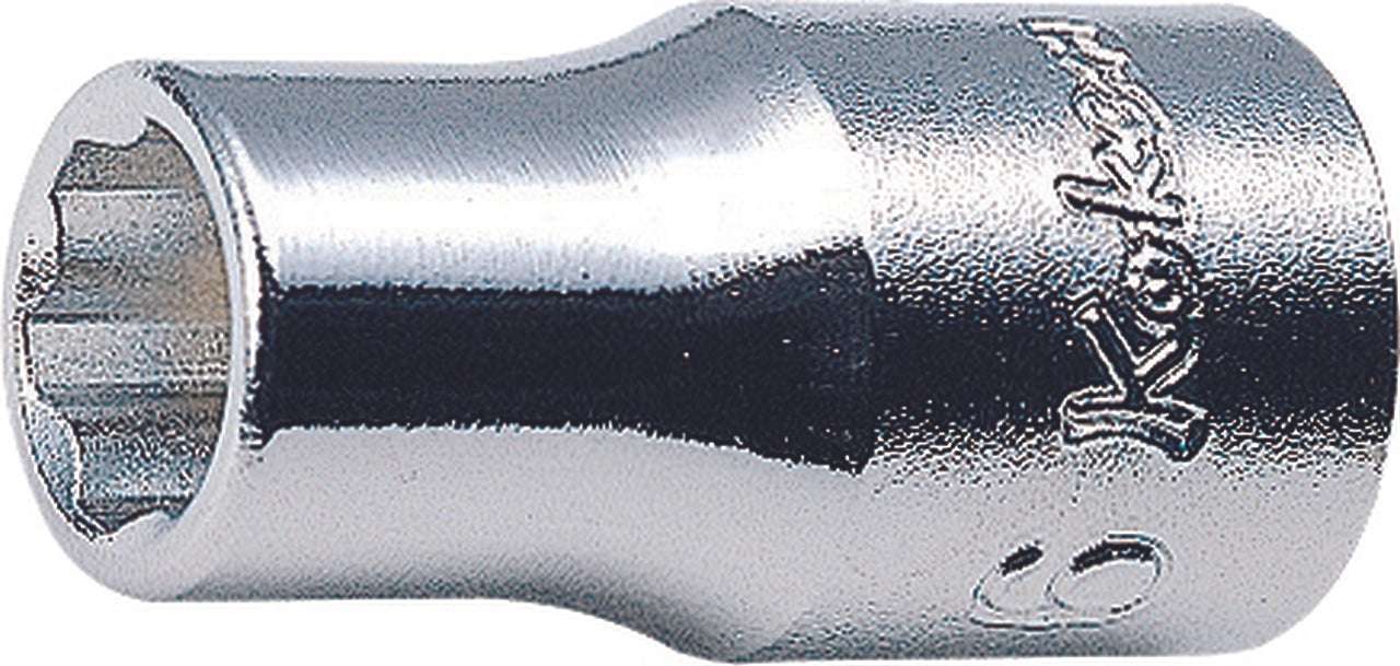 Ko-ken 2410M-6 1/4 Sq. Dr. Socket  6mm Surface Length 22mm