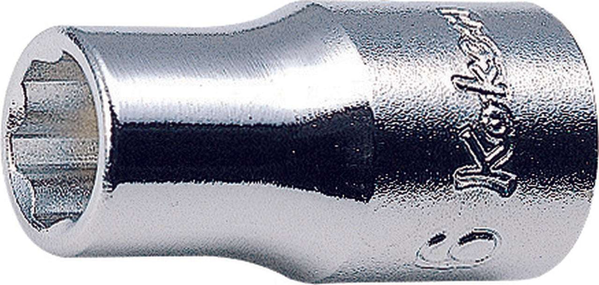 Ko-ken 2410M-4 1/4 Sq. Dr. Socket  4mm Surface Length 22mm