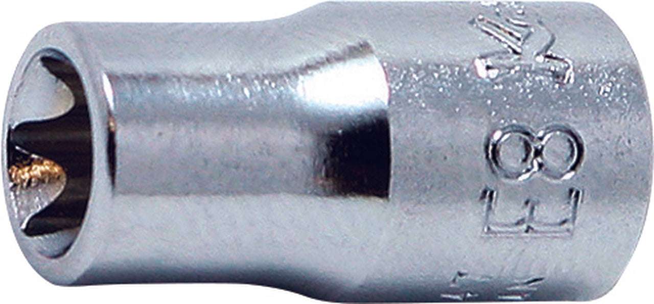 Ko-ken 2425-E12 1/4 Sq. Dr. TORXÂ® E12 Socket - Length 23mm