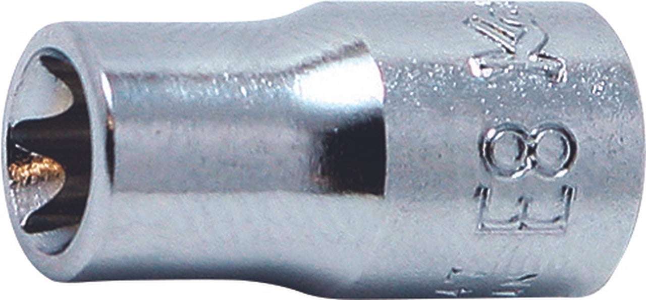Ko-ken 2425-E8 1/4 Sq. Dr. TORXÂ® E8 Socket - Length 22mm