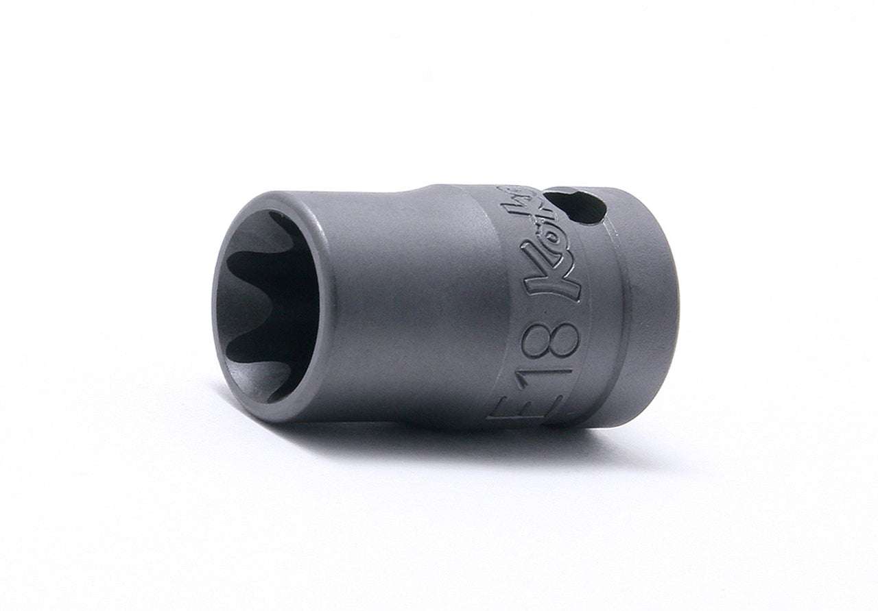 Ko-ken 2445A-1/2 1/4 Sq. Dr. Universal Socket  1/2 12 point Length 37mm