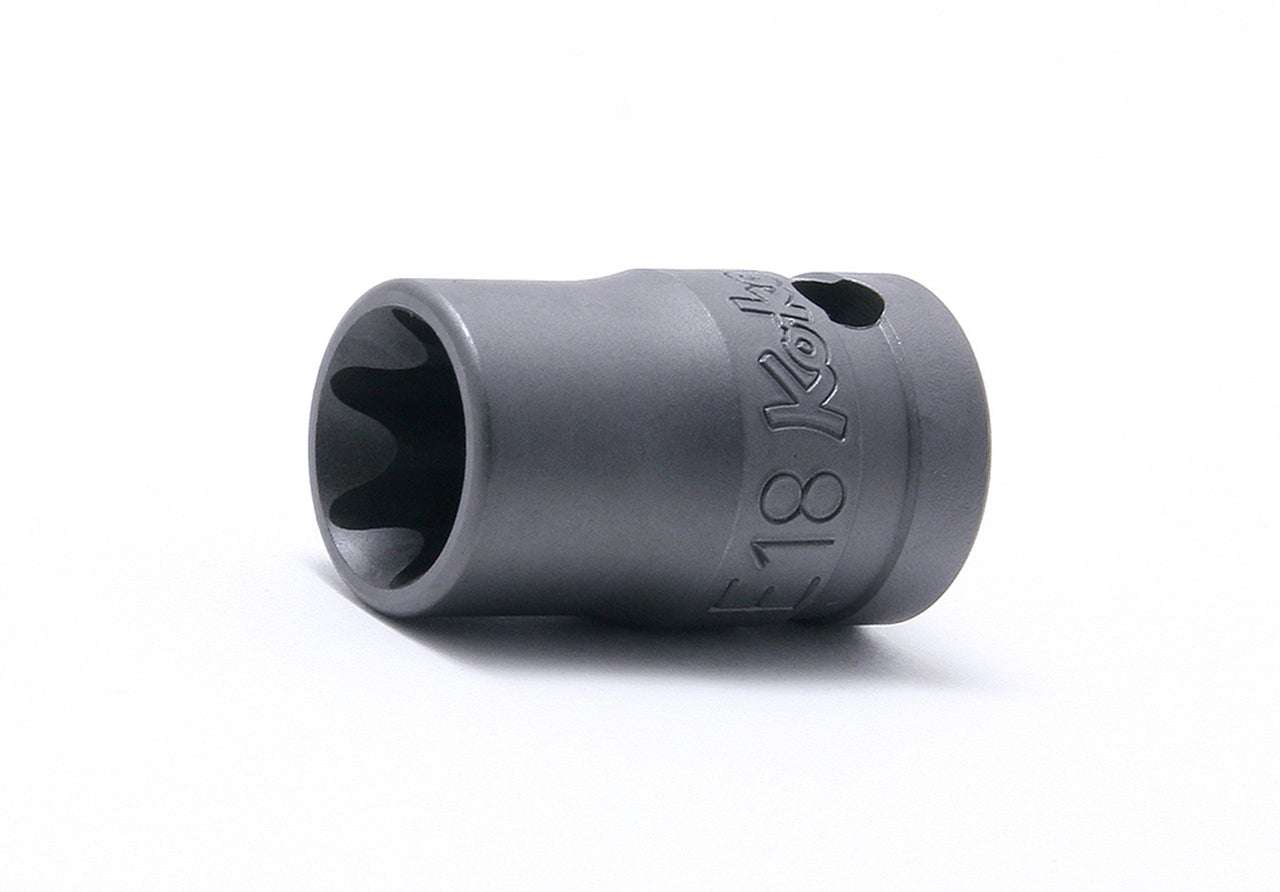 Ko-ken 24425-E12 1/2 Sq. Dr. Socket TORXÂ® E12  Length 37mm