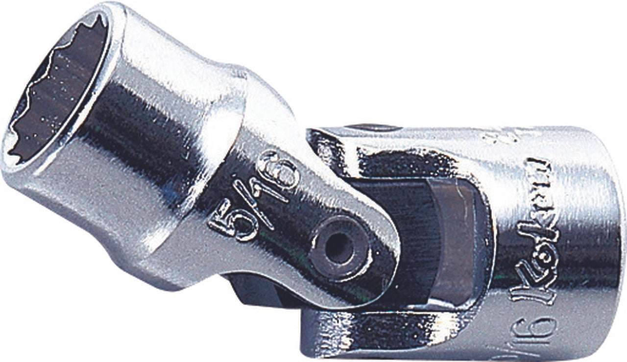 Ko-ken 2445A-3/8 1/4 Sq. Dr. Universal Socket  3/8 12 point Length 35mm