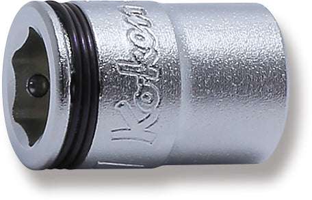 Ko-ken 2450MS-8 1/4 Sq. Dr. Short NUT GRIPÂ® Socket - 8mm Main image
