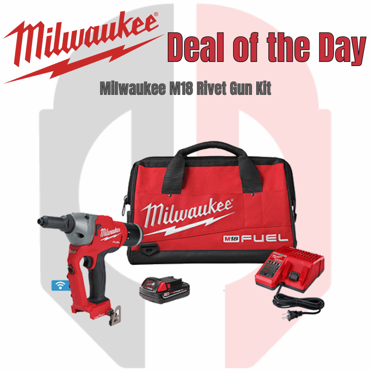 Milwaukee M18 1/4” Rivet Gun Kit Main image