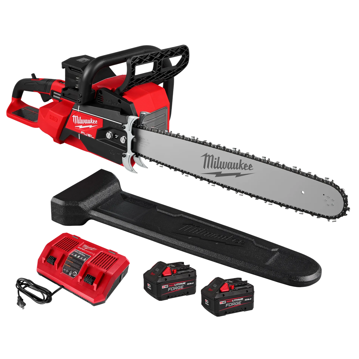 Milwaukee Tool M18 FUEL 20 Inch Dual Battery Chainsaw Kit