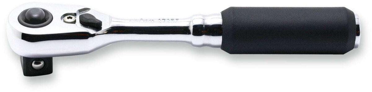 Ko-ken 2725ZB-3/8(L160) 1/4" Body 3/8" Sq. Dr. Ratchet Handle 72 teeth Length 160mm Quick Release Z-series