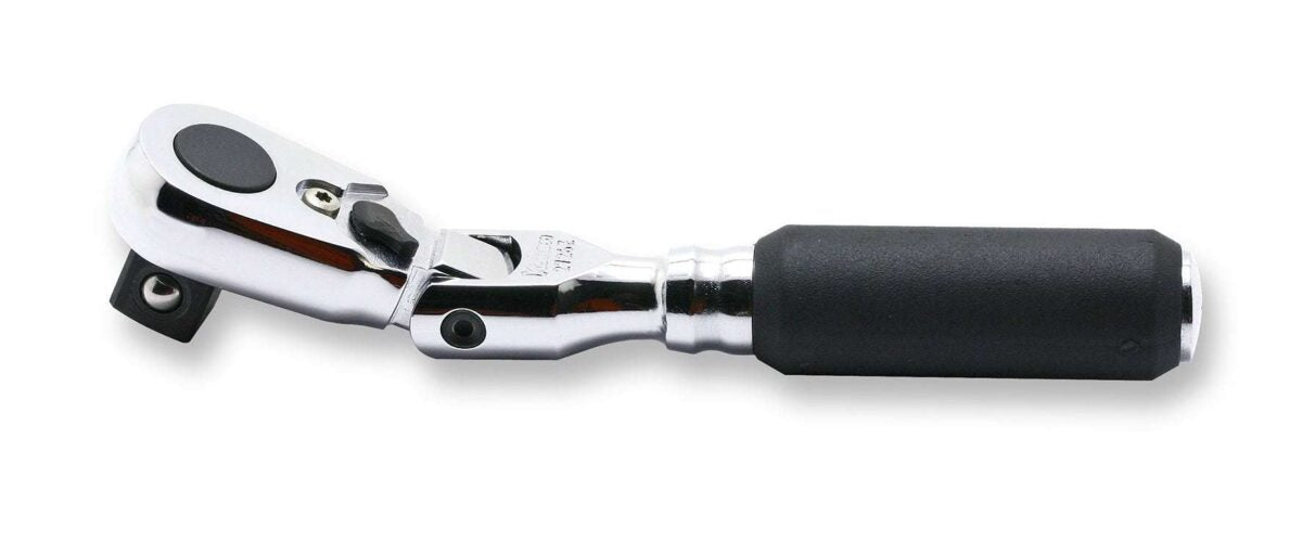 Ko-ken 2726Z-3/8(L160) 1/4" Body 3/8" Sq. Dr. Ratchet Handle 72 teeth Flexible Head Length 160mm  Z-series