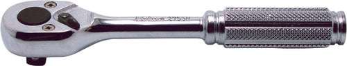 Ko-ken 2753NB 1/4 Sq. Dr. Ratchet Handle  20 teeth Push Button Length 115mm  Metal Handle Main image