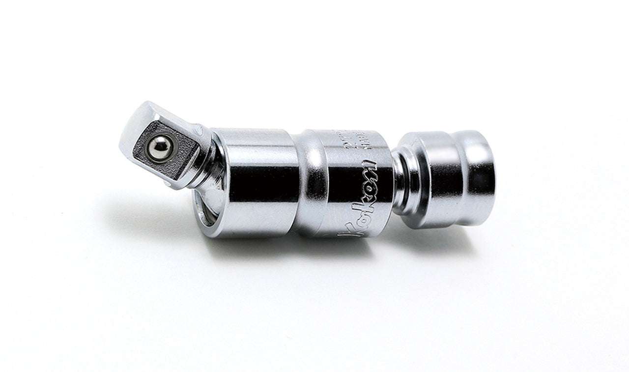 Ko-ken 2774J 1/4 Sq. Dr. Ratchet Handle  20 teeth  Length 161mm Flexible Head Plastic Handle Main image