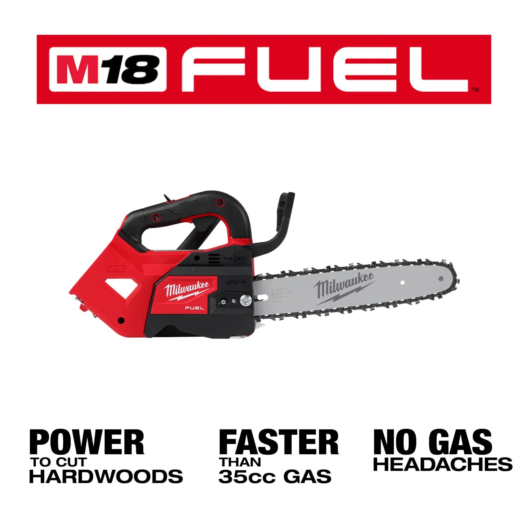 M18 FUEL™ 12" Top Handle Chainsaw (Tool-Only) Secondary image