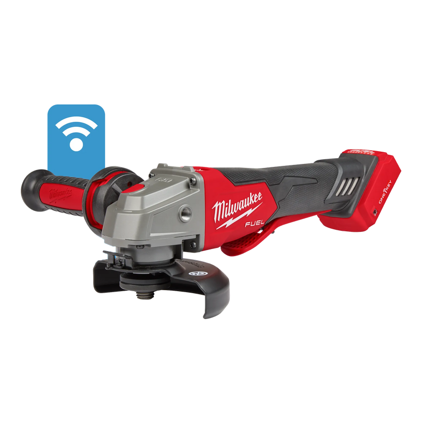 Milwaukee Tool M18 FUEL™ 4-1/2" / 5" Braking Grinder w/ ONE-KEY™ Paddle Switch, No Lock Main image