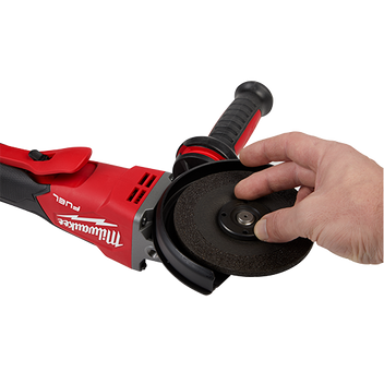 Milwaukee Tool M18 FUEL™ 5" Flathead Braking Grinder, Paddle Switch No-Lock