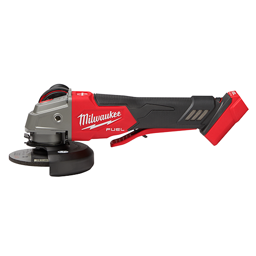 Milwaukee Tool M18 FUEL™ 4-1/2" / 5" Variable Speed Braking Grinder, Paddle Switch No-Lock