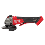 Milwaukee Tool M18 FUEL™ 4-1/2" / 5" Variable Speed Braking Grinder, Paddle Switch No-Lock