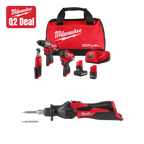 NEW Milwaukee Tool M12 FUEL 3-Tool Combo Kit w/ FREE Item