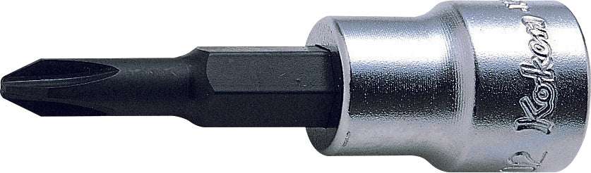 Ko-ken 3000-3 3/8 Sq. Dr. Bit Socket  PH3  Length 60mm