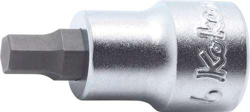 Ko-ken 3010M.38-6 3/8 Sq. Dr. Bit Socket  6mm Hex Length 38mm