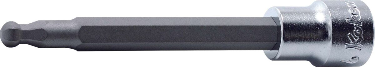 Ko-ken 3011M.100-7 3/8 Sq. Dr. Bit Socket  7mm Ballpoint Hex Length 100mm