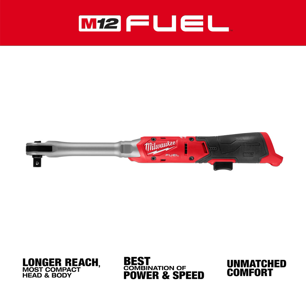 PREORDER: M12 FUEL™ 1/2" Extended Reach Ratchet