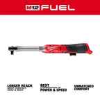 PREORDER: M12 FUEL™ 1/2" Extended Reach Ratchet
