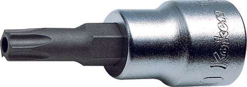 Ko-ken 3025.160-T45H 3/8 Sq. Dr. Tamper-Resistant TORXÂ® T45H Bit Socket - Length 160mm