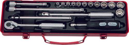Ko-ken 3200M 3/8 Sq. Dr. Socket set   6, 12 point   18 pieces