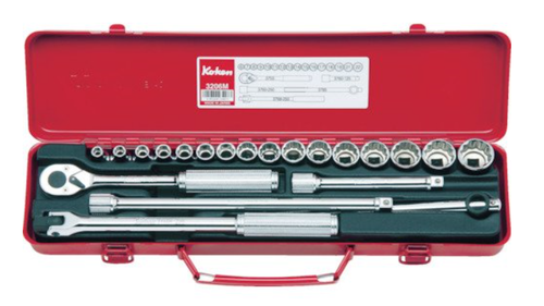 Ko-ken 3210M 3/8 Sq. Dr. Socket set   6, 12 point   22 pieces Main image
