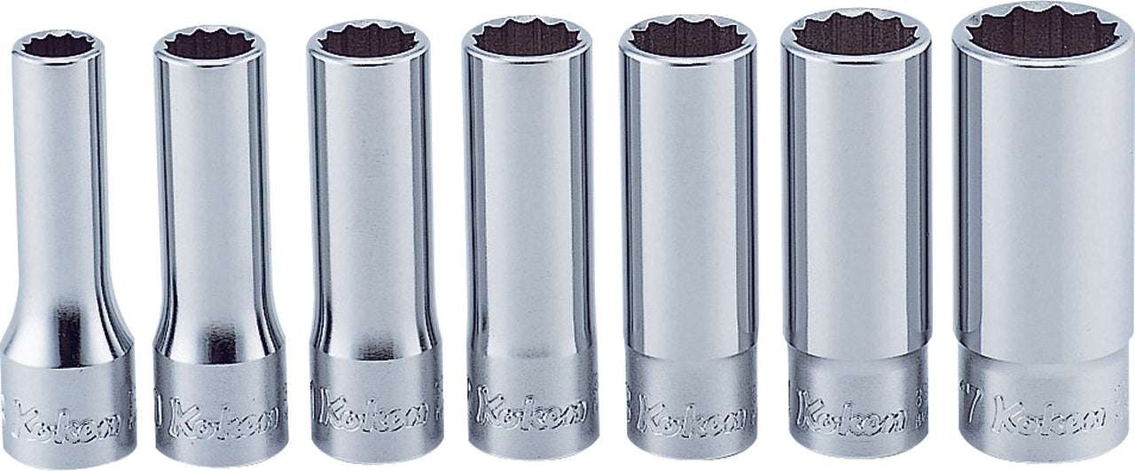 Ko-ken 3215M 3/8 Sq. Dr. Socket set   12 point   7 pieces Main image