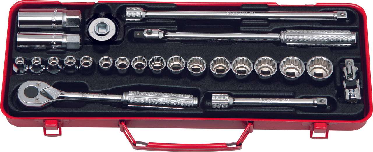 Ko-ken 3275 3/8 Sq. Dr. Socket set   6, 12 point   25 pieces Main image