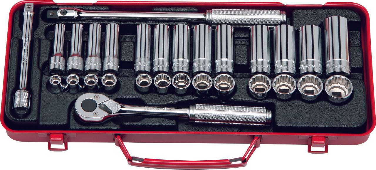Ko-ken 3277 3/8 Sq. Dr. Socket set   6, 12 point   29 pieces Main image