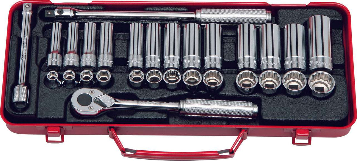 Ko-ken 3277 3/8 Sq. Dr. Socket set   6, 12 point   29 pieces
