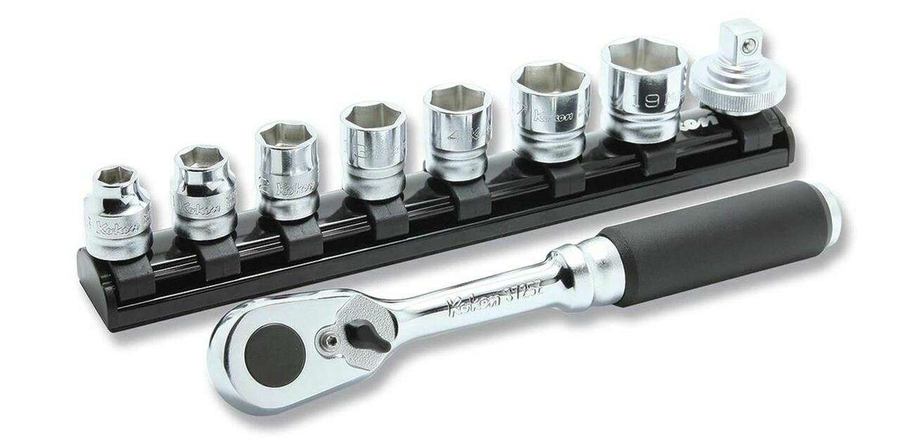 Ko-ken 3286Z 3/8 Sq. Dr. 21 Piece Z-Series 6-Point Metric Socket set  7-22mm
