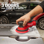 Milwaukee Tool Milwaukee Tool M12 FUEL 6 Inch Lithium-Ion Brushless Cordless 6 in. Random Orbital Sander (3/16 Inch Orbit) Kit