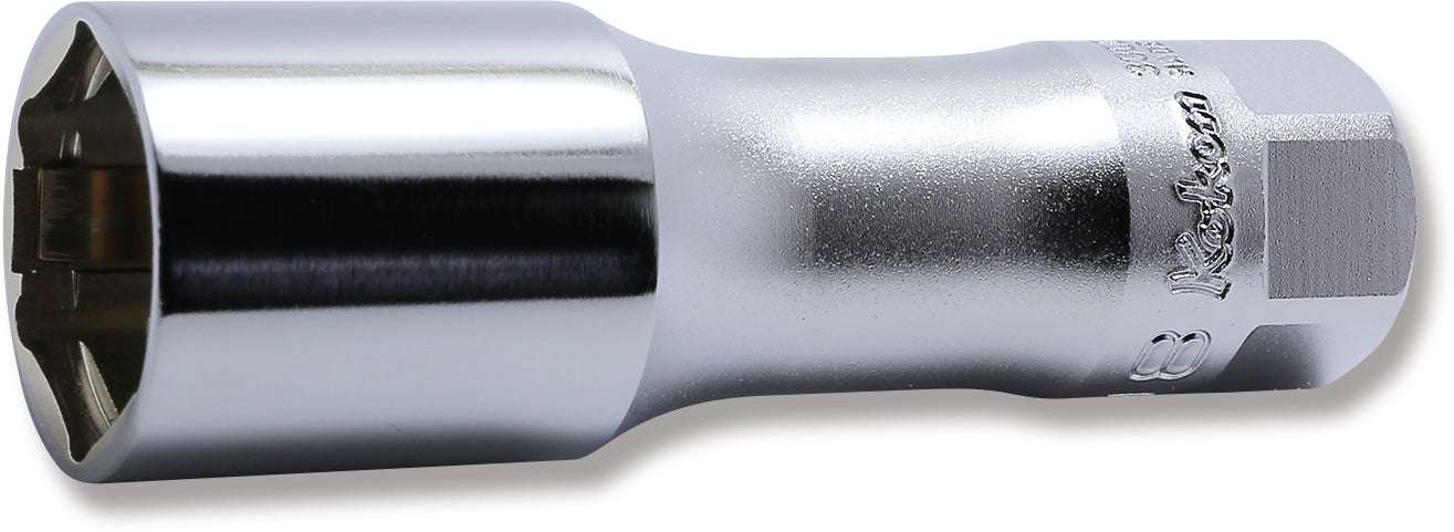 Ko-ken 3300CZ-20.8 3/8 Sq. Dr. Z-Series 6-Point Clip Type Spark Plug Socket 20.8mm
