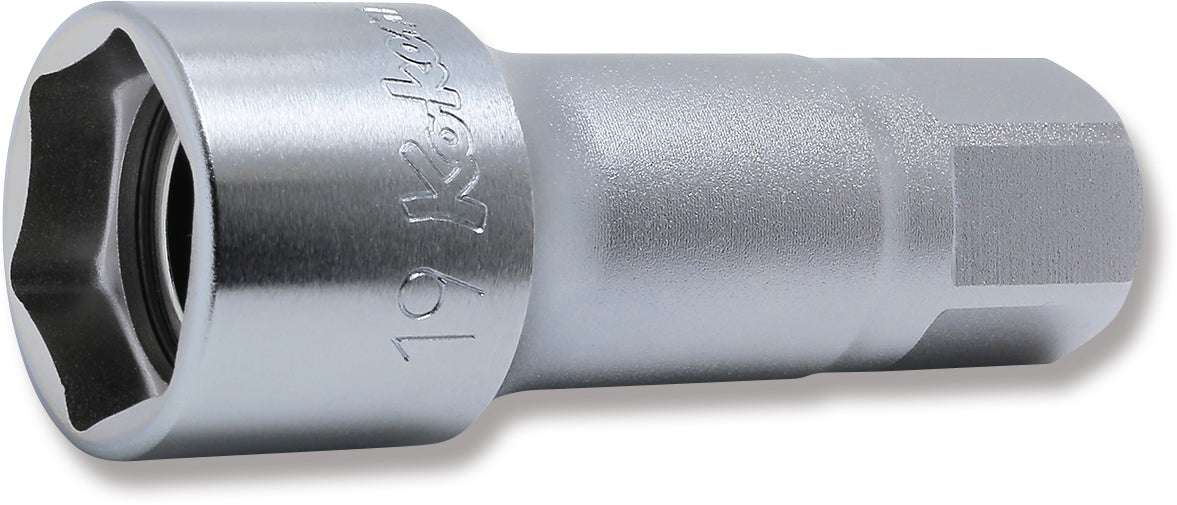 Ko-ken 3300S-16 3/8 Sq. Dr. Spark Plug Socket  16mm 6 point Length 70mm Rubber Main image