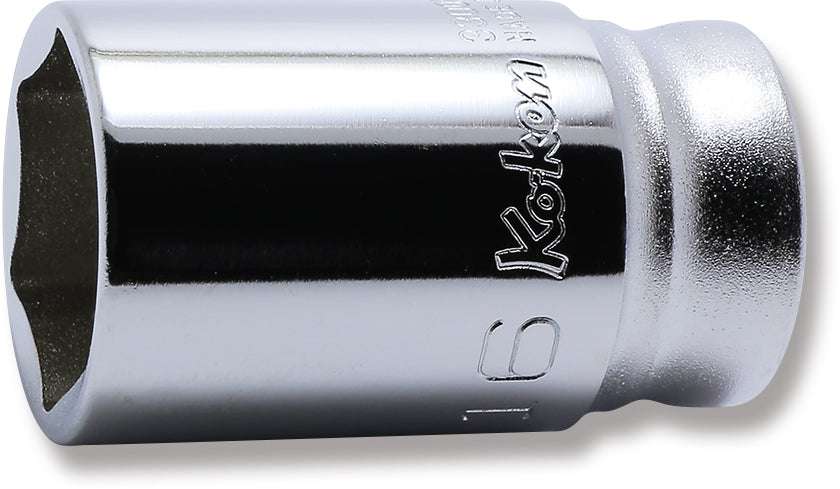 Ko-ken 3300XZ-17 3/8 Sq. Dr. Socket  17mm 6 point Length 35mm Z-series