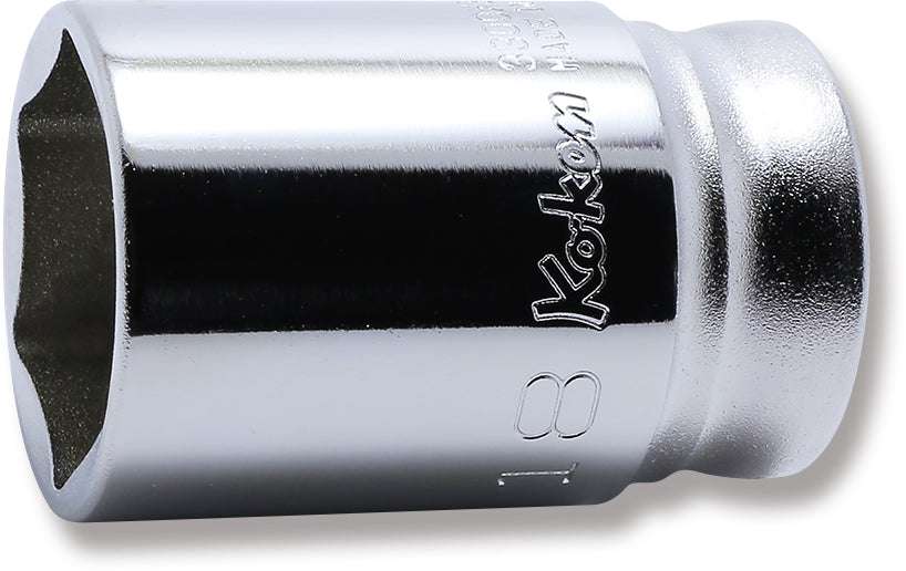 Ko-ken 3300XZ-19 3/8 Sq. Dr. Socket  19mm 6 point Length 35mm Z-series