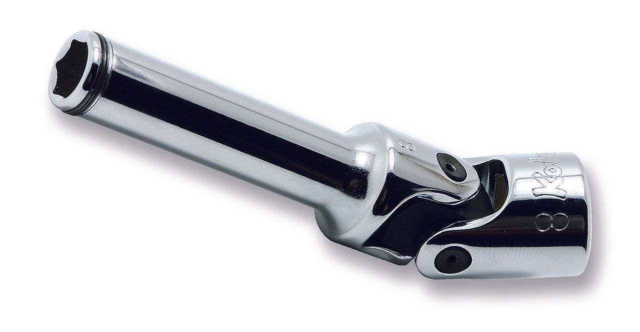 Ko-ken 3341G.89-10 3/8 Sq. Dr. Universal Socket  10mm Nut Grip Length 89mm For Glow Plug