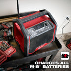 Milwaukee Tool M18 Bluetooth Jobsite Radio and Charger