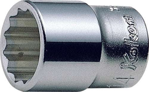 Ko-ken 3405M-15 3/8 Sq. Dr. Socket  15mm 12 point Length 28mm
