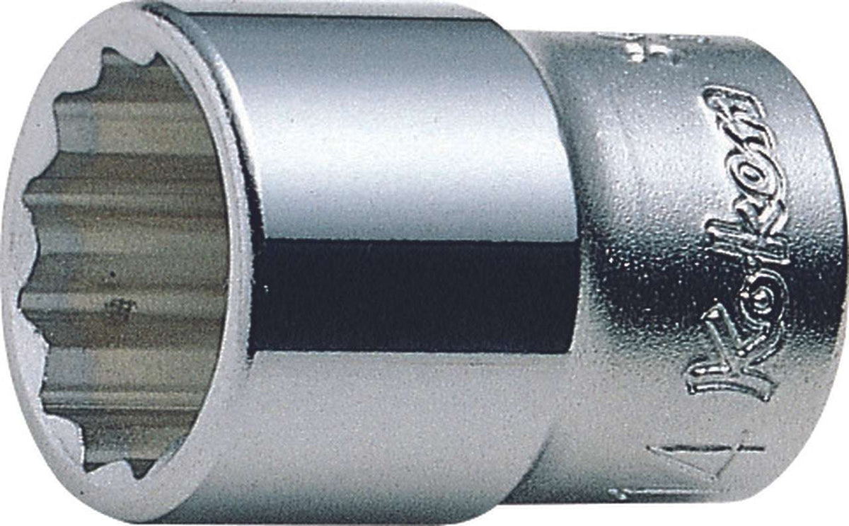 Ko-ken 3405A-3/16 3/8 Sq. Dr. Socket  3/16 12 point Length 26mm
